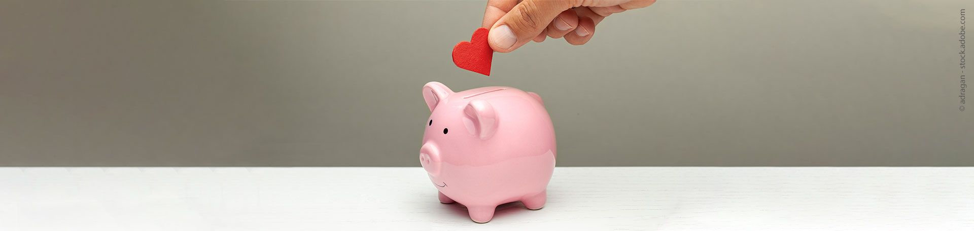 Ihre Spende hilft! Illustrationsbild Spenden - © adragan - stock.adobe.com