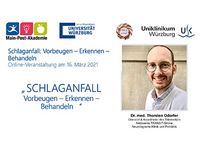 Titel Abendsprechstunde Schlaganfall: Dr. Odorfer