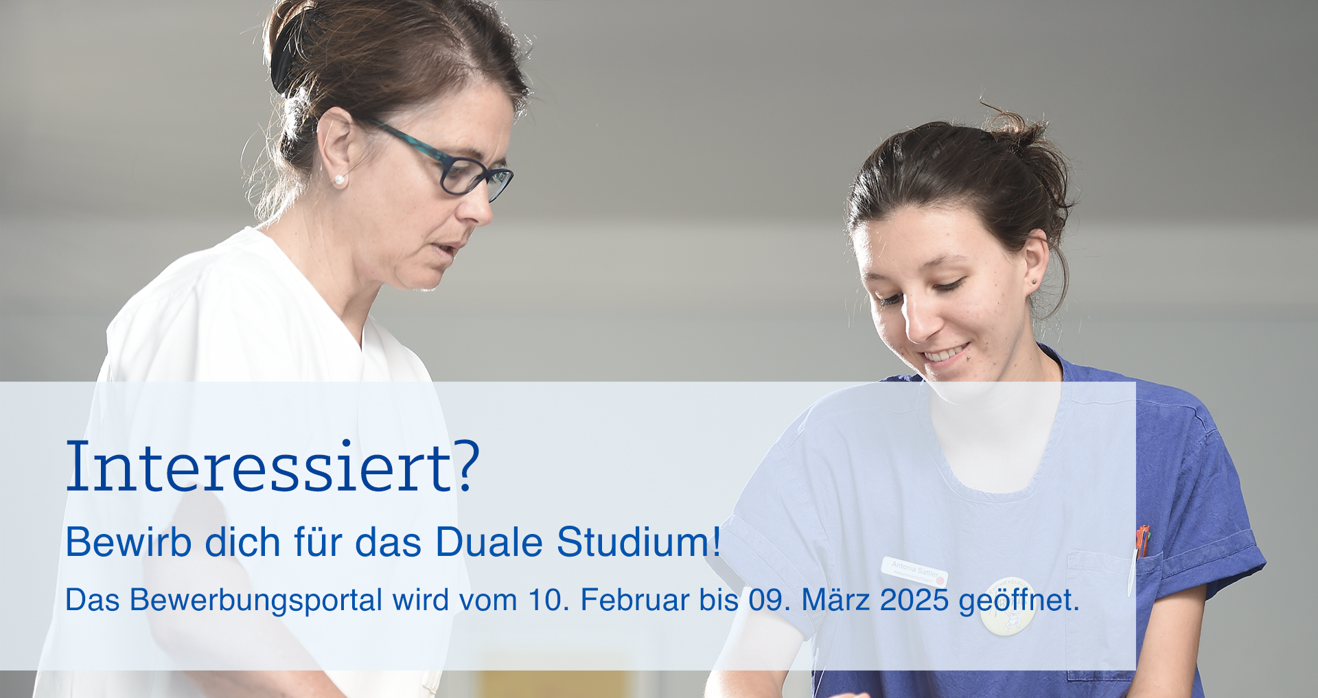 Interessiert? Bewirb dich jetzt. Das Portal ist vom 12. Februar bis zum 10. März geöffnet.