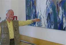 Kunst im Zentrum für Innere Medizin Ausstellung 2004 Künstler Georg Rüdinger