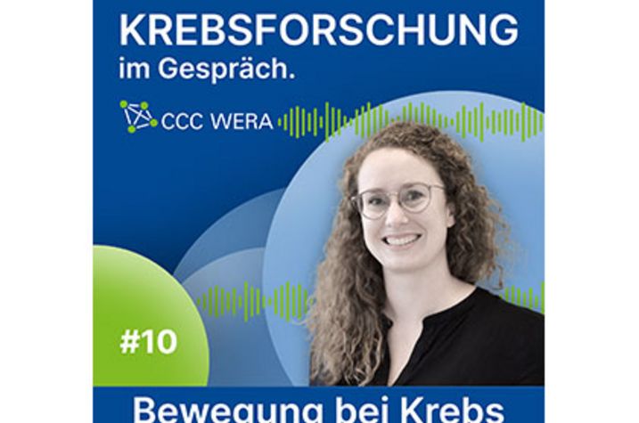 Illustrationsbild Podcast Krebsforschung im Gespräch. Bewegung bei Krebs. Folge 10