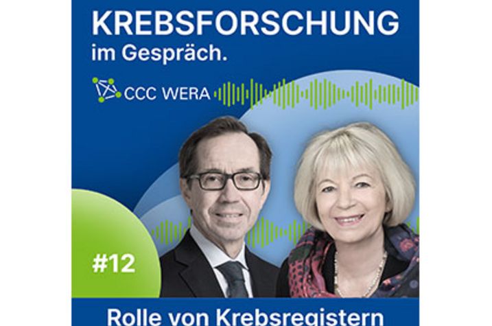 Illustrationsbild Podcast Krebsforschung im Gespräch. Rolle von Krebsregistern