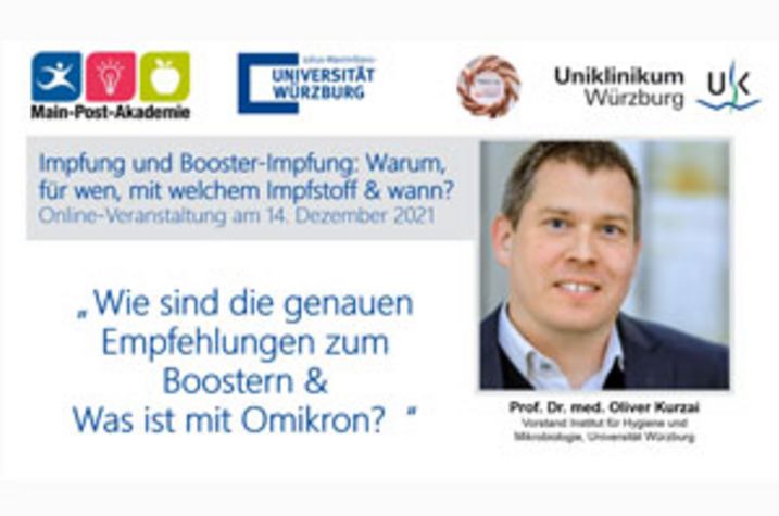 Vorschaubild zum Vortrag "Wie sind die genauen Empfehlungen zum Boostern und was ist mit Omikron?"