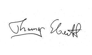 Unterschrift von Thomas Eberth