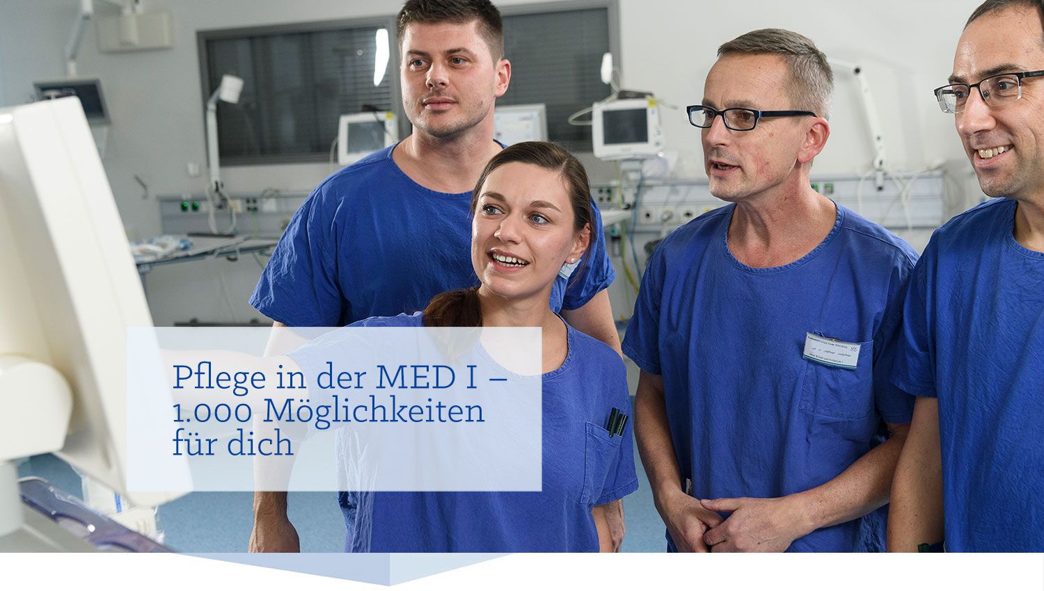 Pflege in der Med I - 1000 Möglicheiten für dich Illustrationsbild "Pflege in der Med I - 1000 Möglichkeiten für dich"
