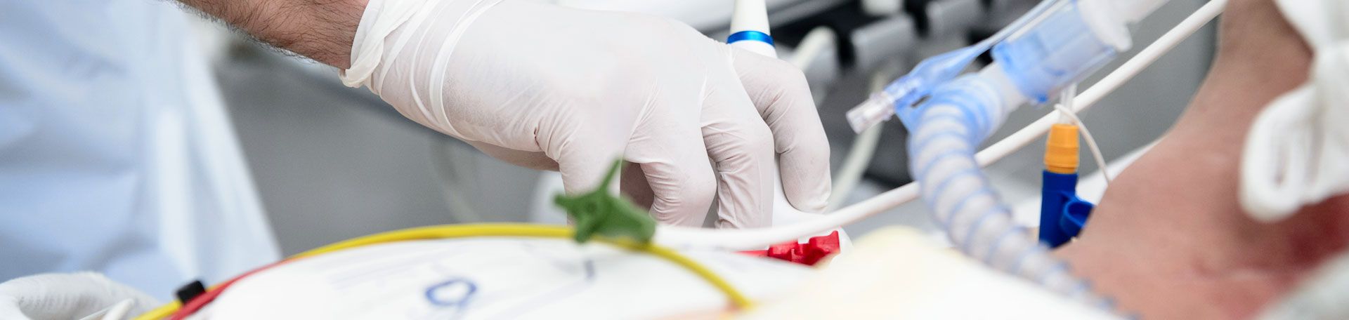 Intensiv- und Notfallmedizin: Behandung bei akuter Vergiftung Illustrationsbild: Patientenversorgung bei akuter Vergiftung