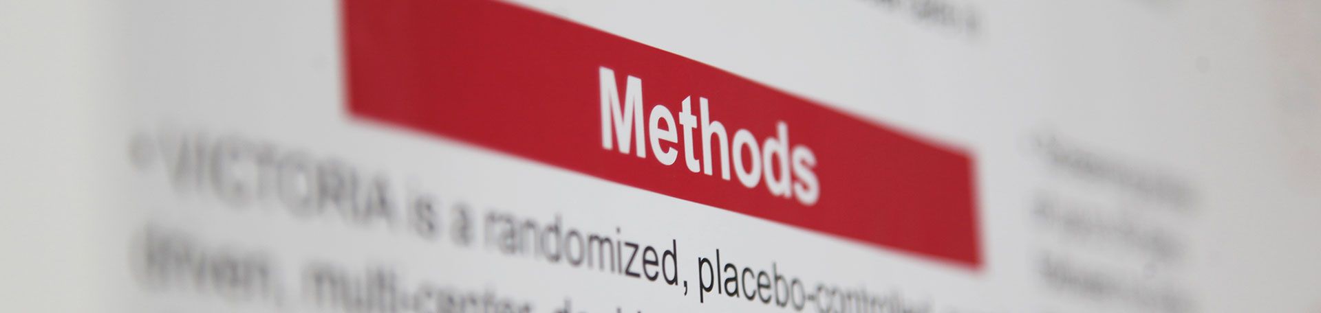 Illustrationsbild: Plakat mit der Aufschrift "Methods"