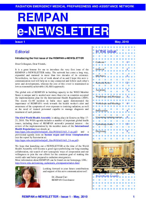 PDF REMPAN Newsletter Mai 2010