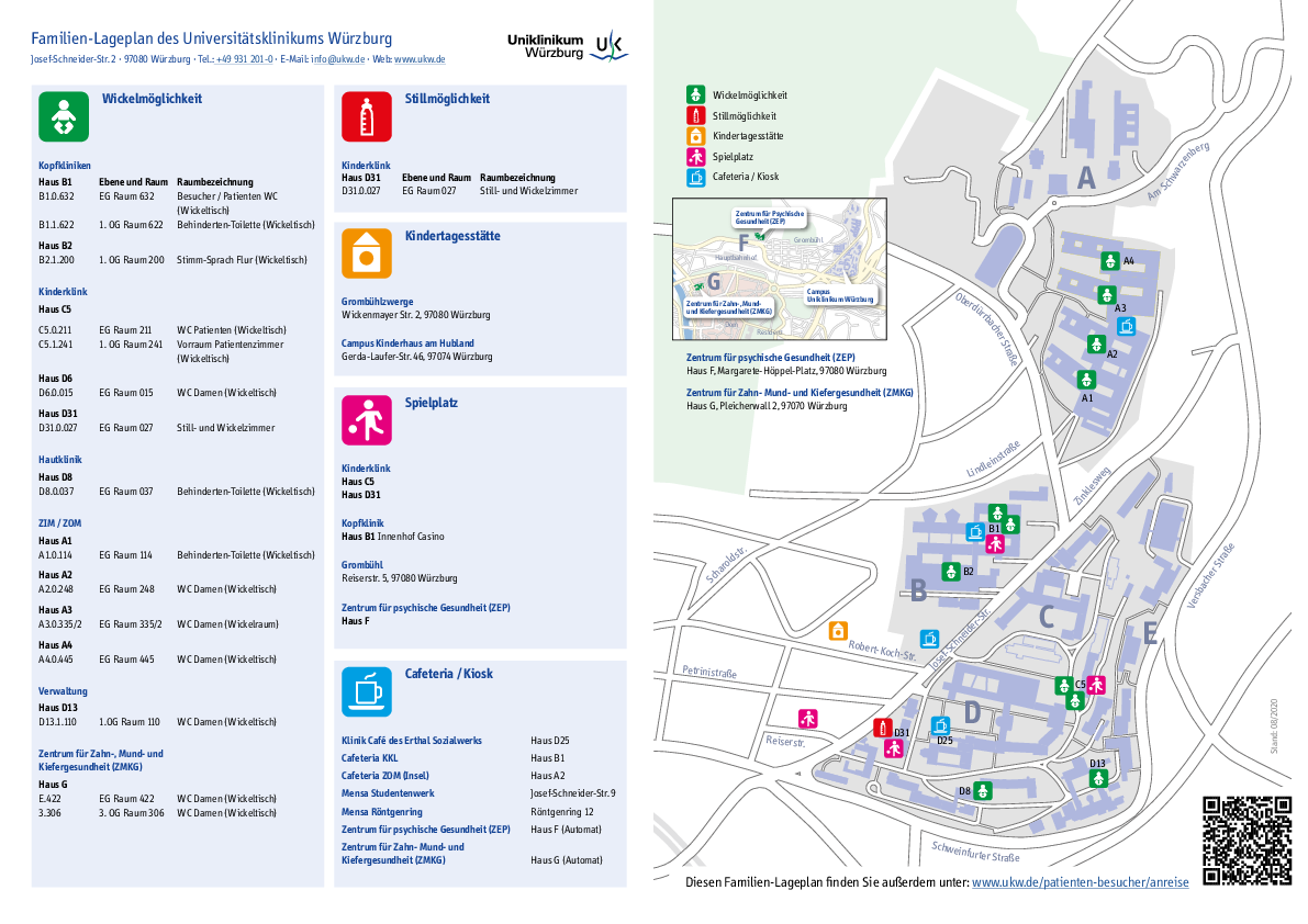 Lageplan für Familien