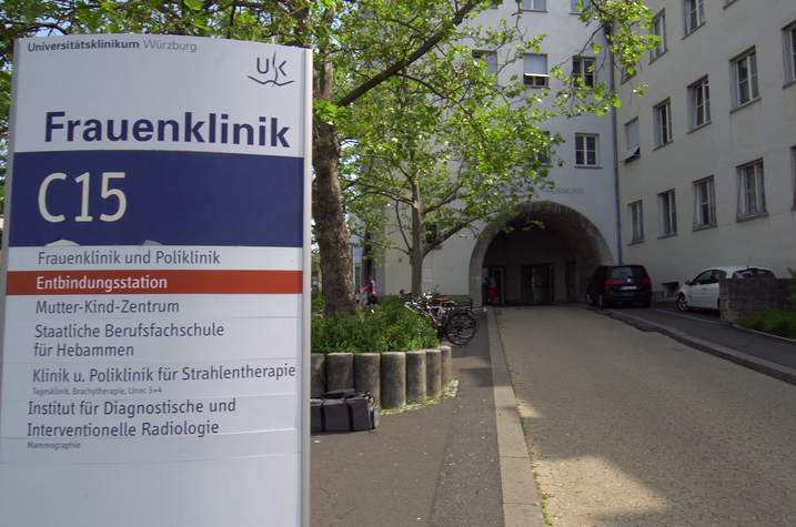 Illustrationsbild: Frauenklinik und Poliklinik 