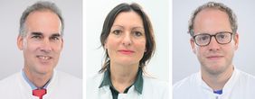 Bildcollage von Prof. Dr. Martin Fassnacht (links), Dr. Ann-Cathrin Koschker und Privatdozent Dr. Ulrich Dischinger