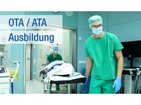 Vorschaubil zum Video OTA-ATA-Ausbildung am UKW: Das Bild zeigt eine Pflegekraft bei der Arbeit im OP