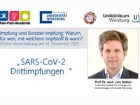 Vorschau des Videovortrags "SARS-CoV-2 Drittimpfungen"