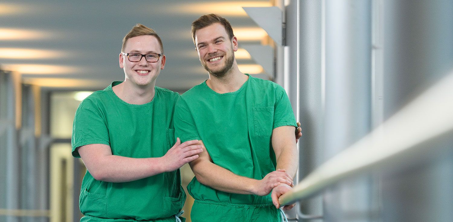 Lukas B. und Kollege Foto von Lukas B. und seinem Kollegen