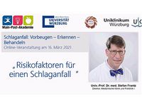 Titel Abendsprechstunde Schlaganfall: Prof. Frantz