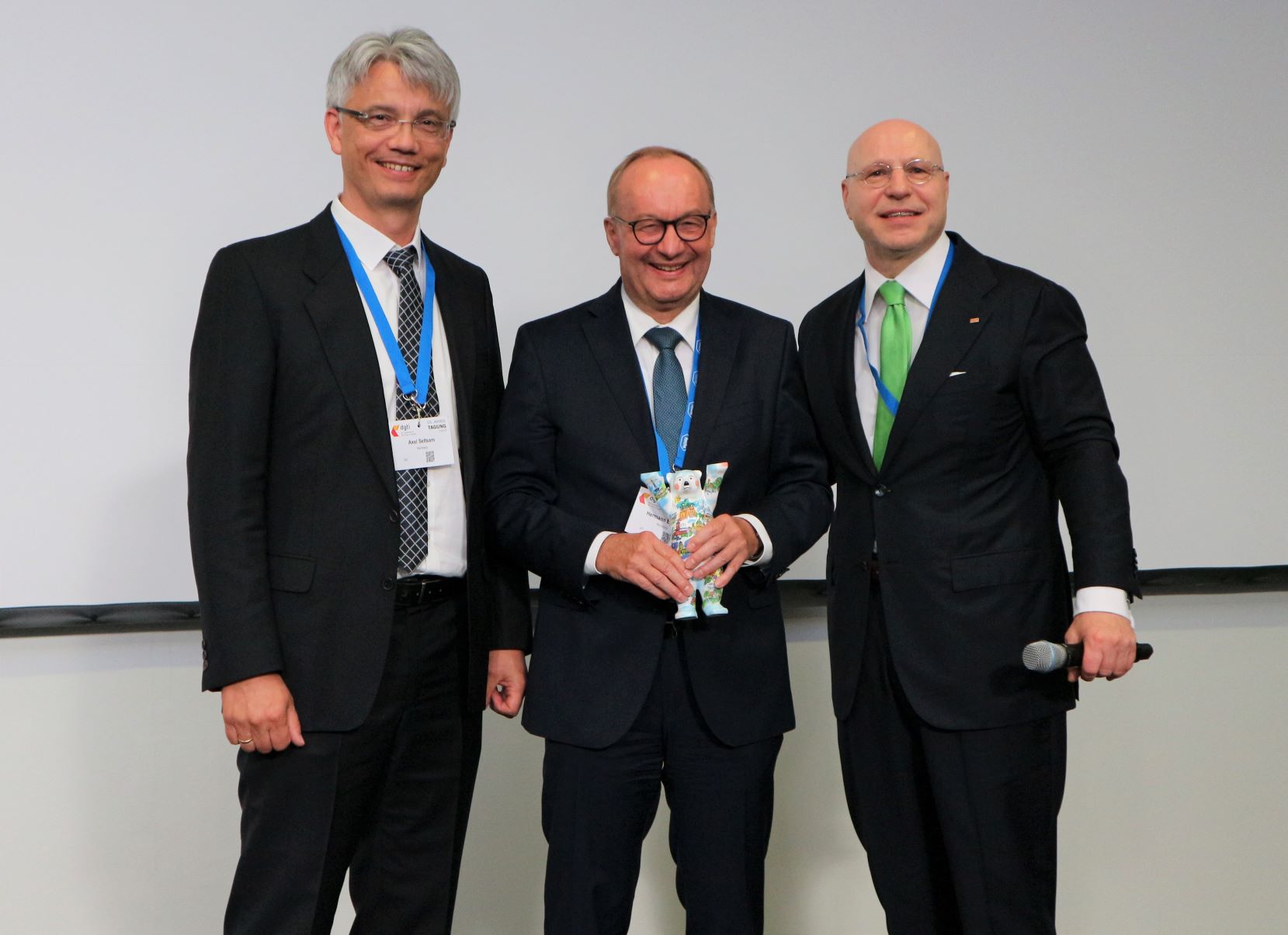 v.l.n.r. Axel Seltsam, Hermann Einsele und Rainer Blasczyk 
