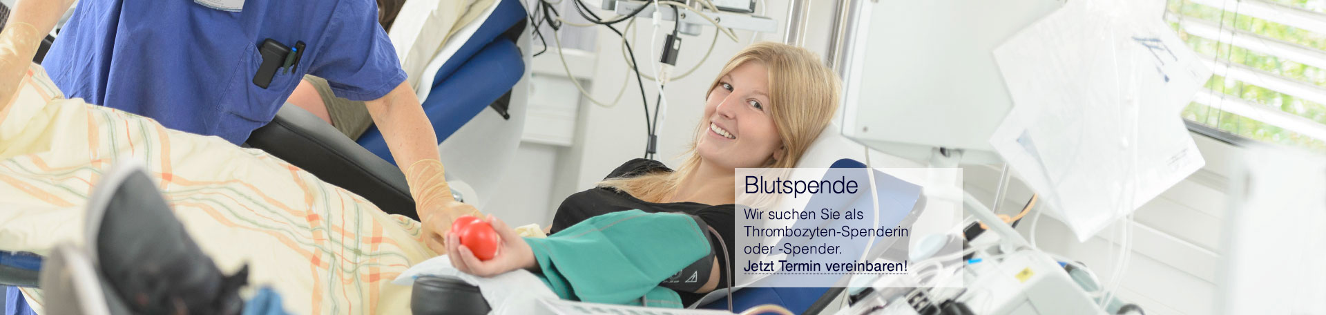 Illustrationsbild Blutspende: Jetzt einen Termin zur Thrombozytenspende vereinbaren!